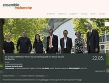 Tablet Screenshot of ensemble-recherche.de